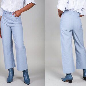 Apiece Apart Merida Pants Light Blue Wide Leg Pants